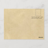 Denkbare Augen des Dichters Walt Whitman Postkarte (Rückseite)