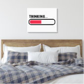 Denkbelastung Leinwanddruck (Insitu (Schlafzimmer))