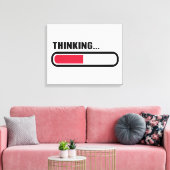 Denkbelastung Leinwanddruck (Insitu (Wohnzimmer))