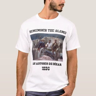Denke an die Alamo Davy Crockett  T-Shirt
