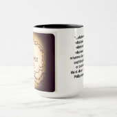 Denke an diese Dinge Tasse (Zentrum)