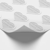 Denke daran, dass ich dich Liebe Geschenkpapier (Ecke)