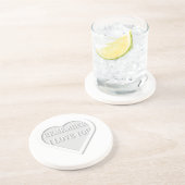 Denke daran, dass ich dich Liebe Sandstein Untersetzer (Seite)