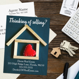 Denke daran, die Postkarte vom Holzhaus zu verkauf