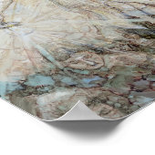 "Denke daran, wer du bist: Licht ist das Sein. Poster (Ecke)