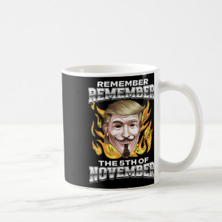 Denke Denke An Den 5. November Trump Fawkes Kaffeetasse