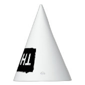 DENKE einfach ... Funny Dumb Nerdy Stupid Dunce Ca Partyhütchen (Rechts)