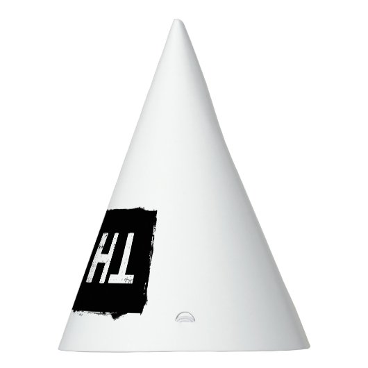 DENKE einfach ... Funny Dumb Nerdy Stupid Dunce Ca Partyhütchen (Rechts)