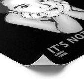 "DENKE, ES IST NICHT ILLEGAL (NOCH)"-Plakat Poster (Ecke)