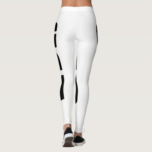 DENKE GROSSE KURLING SPORTGESTALTUNG LEGGINGS (Rückseite)