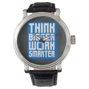 Denke Größer Arbeite Härter Armbanduhr
