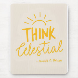 Denke himmlisch mousepad