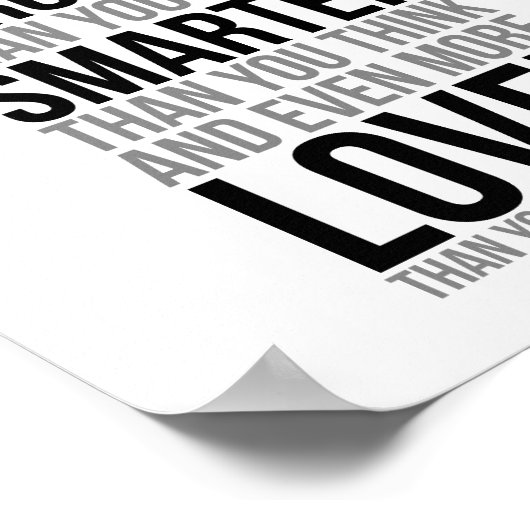 Denke immer daran, dass du tapfer bist poster (Ecke)