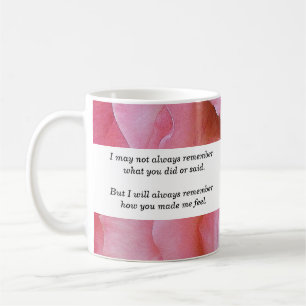 "Denke immer daran" Tasse