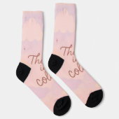 Denke in Farben – Pastell Ästhetik Motivierend Socken (Rechts)