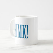 DENKE! KAFFEETASSE (Vorderseite Links)