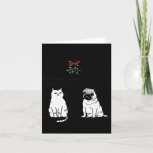 Denke nicht mal daran Lustige Katzenmutter und Hun Karte