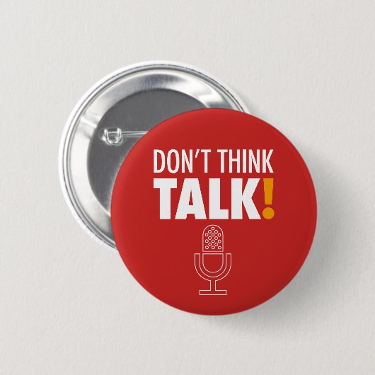 DENKE NICHT, rede! フ Button (Vorne & Hinten)