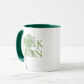 Denke ökologisch-Baum-Tasse Tasse (Vorderseite Links)