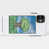 Denke ökologisch Brain Case-Mate iPhone Hülle (Rückseite (Horizontal))