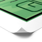 Denke ökologisch Brain Poster (Ecke)