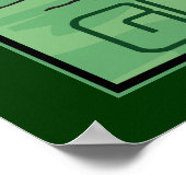 Denke ökologisch Brain Poster (Ecke)