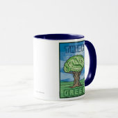 Denke ökologisch Brain Tasse (VorderseiteRechts)
