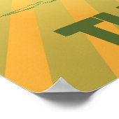 Denke ökologisch Brain Tree Poster (Ecke)