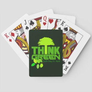 DENKE ÖKOLOGISCH (Earth Day) Spielkarten