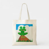 Denke ökologisch Froggy Tote Bag Tragetasche (Rückseite)