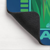 Denke ökologisch, Gerettet Wasser Mousepad (Ecke)