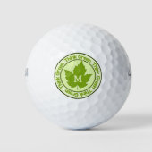 DENKE ÖKOLOGISCH GOLFBALL (Vorderseite)