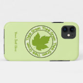 DENKE ÖKOLOGISCH iPhone-Fälle Case-Mate iPhone Hülle (Rückseite (Horizontal))