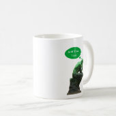 Denke ökologisch kaffeetasse (VorderseiteRechts)