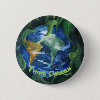 Denke ökologisch-Knopf Button