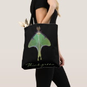 Denke ökologisch Luna Moth Earth Day Animal Toag Tasche (Von Nahem)
