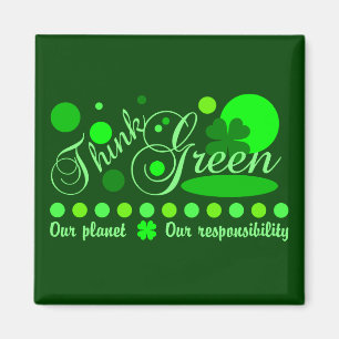 Denke ökologisch magnet