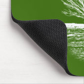 Denke ökologisch Maus-Pad (weißer Text) Mousepad (Ecke)