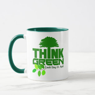 Denke ökologisch-Monogramm-Tasse Tasse