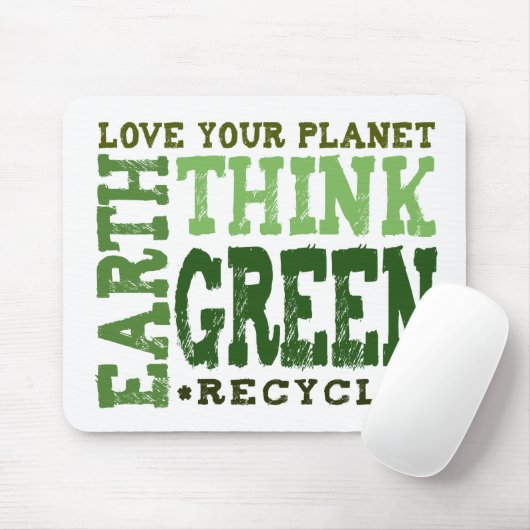 DENKE ÖKOLOGISCH - mousepad (Mit Mouse)