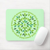 Denke ökologisch Mousepad (Mit Mouse)
