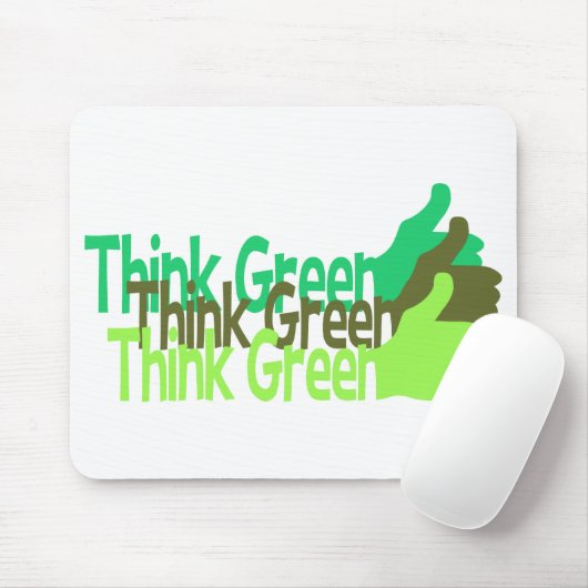 Denke ökologisch mousepad, benutzerdefinierbar mousepad (Mit Mouse)