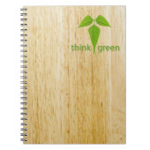 Denke ökologisch notizblock (Vorderseite)