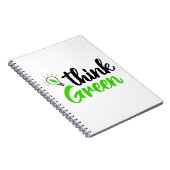 denke ökologisch notizblock (Rechte Seite)