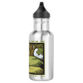 Denke ökologisch Oak Tree Edelstahlflasche (Rechts)