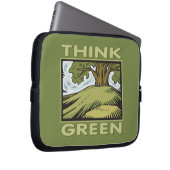 Denke ökologisch Oak Tree Laptopschutzhülle (Vorne Rechts)