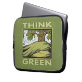 Denke ökologisch Oak Tree Laptopschutzhülle (Vorderseite Links)