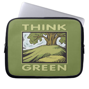 Denke ökologisch Oak Tree Laptopschutzhülle