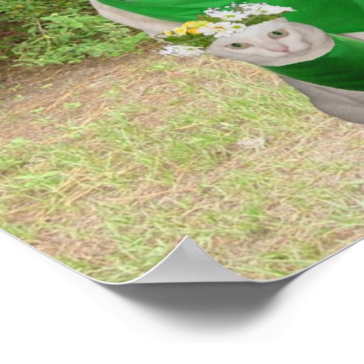 Denke ökologisch poster (Ecke)