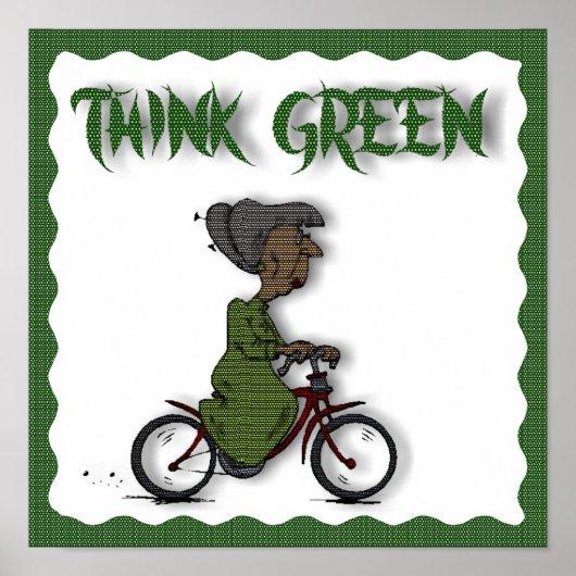 DENKE ÖKOLOGISCH - POSTER (Vorne)